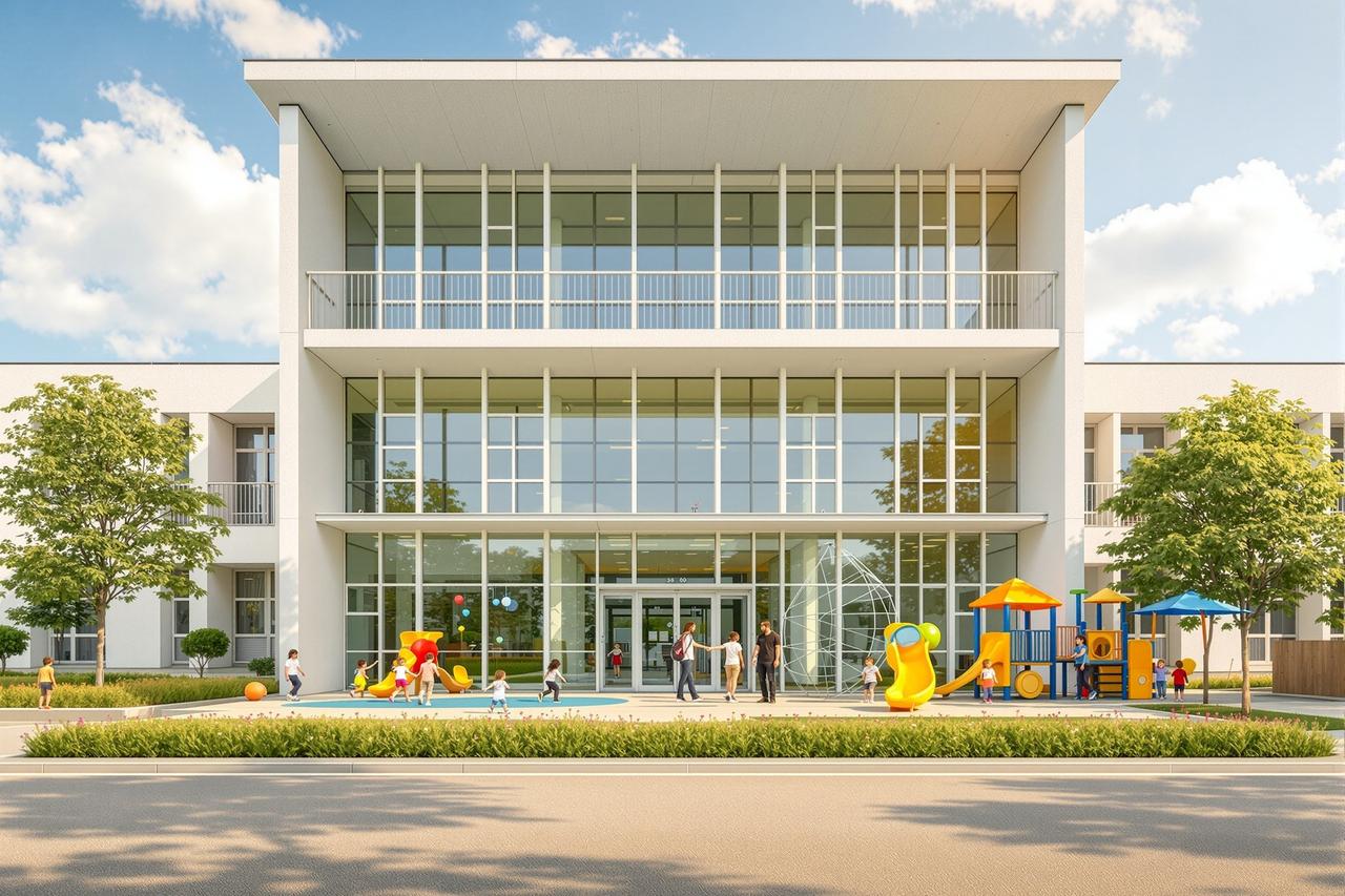 吃瓜榜单 - 学区房政策大变局,现代学校建筑和操场